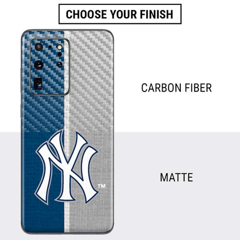 MLB New York Yankees Split Galaxy S20 Ultra 5G Skin