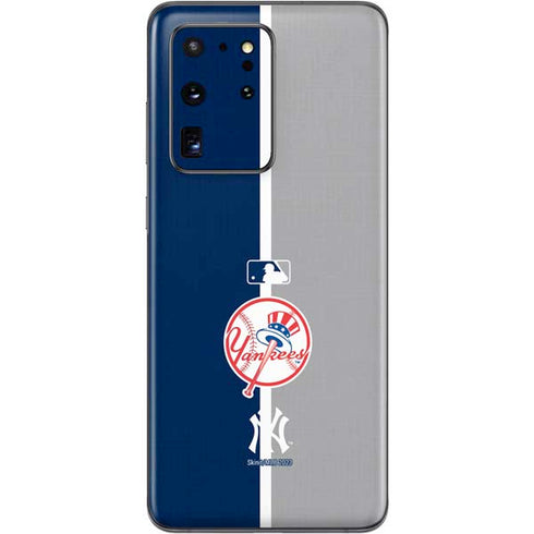 MLB New York Yankees Split Galaxy S20 Ultra 5G Skin