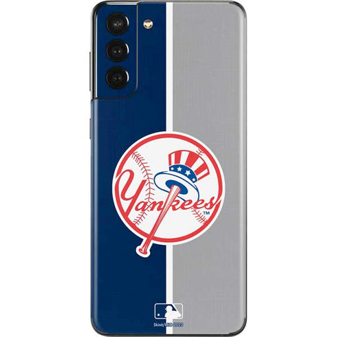 MLB New York Yankees Split Galaxy S21 Plus 5G Skin