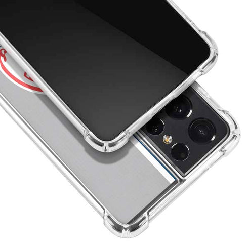 MLB New York Yankees Split Galaxy S21 Ultra 5G Clear Case