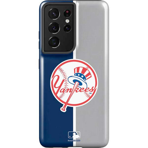 MLB New York Yankees Split Galaxy S21 Ultra 5G Pro Case