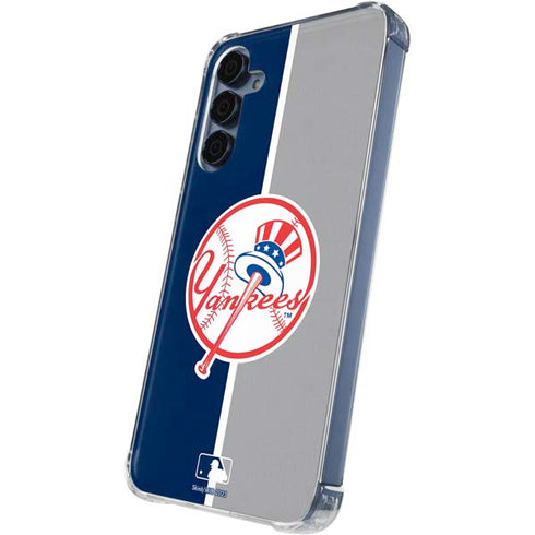 MLB New York Yankees Split Galaxy S24 Clear Case