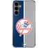 MLB New York Yankees Split Galaxy S24 Plus Clear Case