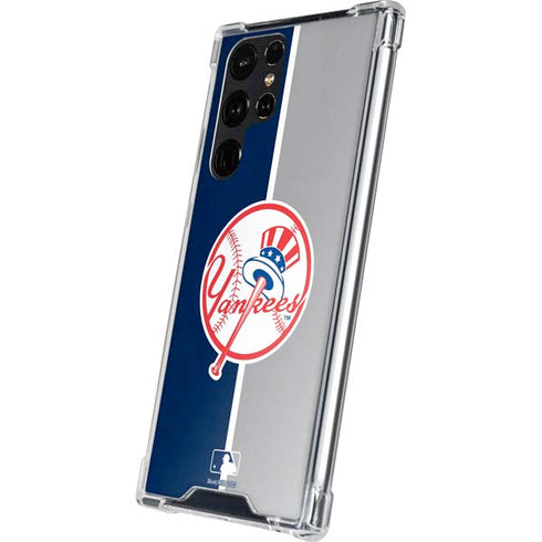 MLB New York Yankees Split Galaxy S24 Ultra Clear Case