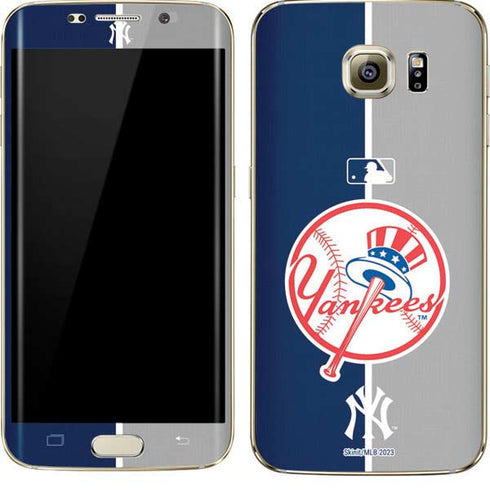 MLB New York Yankees Split Galaxy S7 Edge Skin