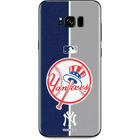 MLB New York Yankees Split Galaxy S8 Plus Skin