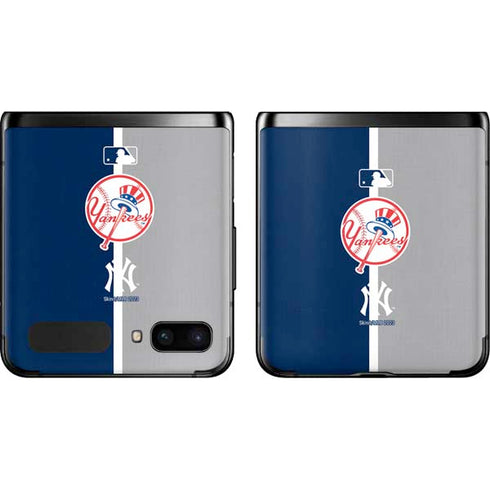 MLB New York Yankees Split Galaxy Z Flip Skin