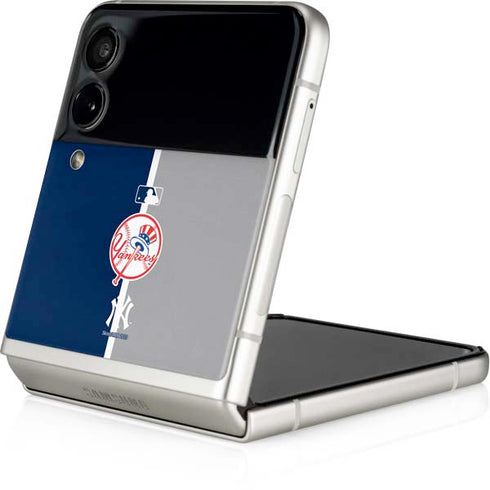 MLB New York Yankees Split Galaxy Z Flip3 5G Skin