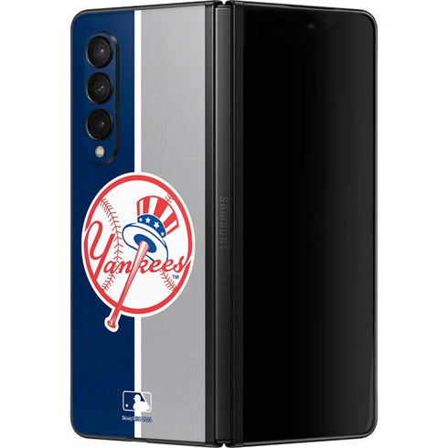 MLB New York Yankees Split Galaxy Z Fold3 5G Skin