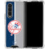 MLB New York Yankees Split Galaxy Z Fold4 5G Clear Case
