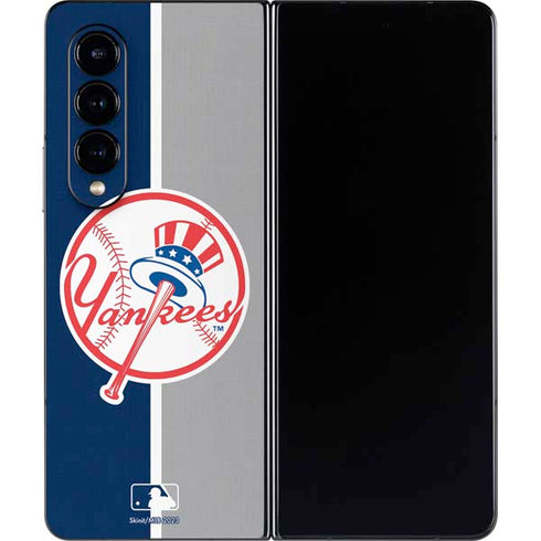 MLB New York Yankees Split Galaxy Z Fold4 5G Skin