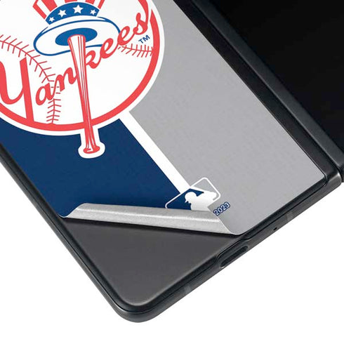MLB New York Yankees Split Galaxy Z Fold4 5G Skin