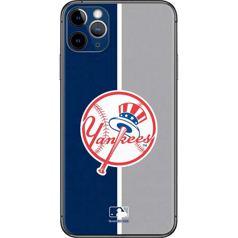 MLB New York Yankees Split iPhone 11 Pro Max Skin