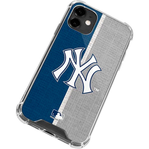 MLB New York Yankees Split iPhone 12 Clear Case