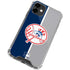 MLB New York Yankees Split iPhone 12 Mini Clear Case