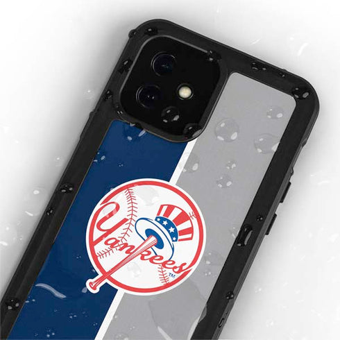 MLB New York Yankees Split iPhone 12 Mini Waterproof Case