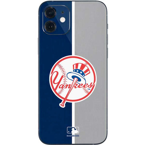 MLB New York Yankees Split iPhone 12 Skin