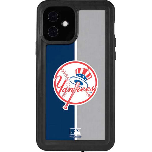 MLB New York Yankees Split iPhone 12 Waterproof Case