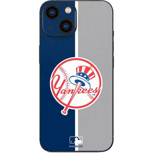 MLB New York Yankees Split iPhone 13 Mini Skin