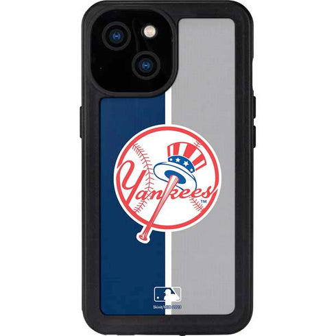 MLB New York Yankees Split iPhone 13 Mini Waterproof Case