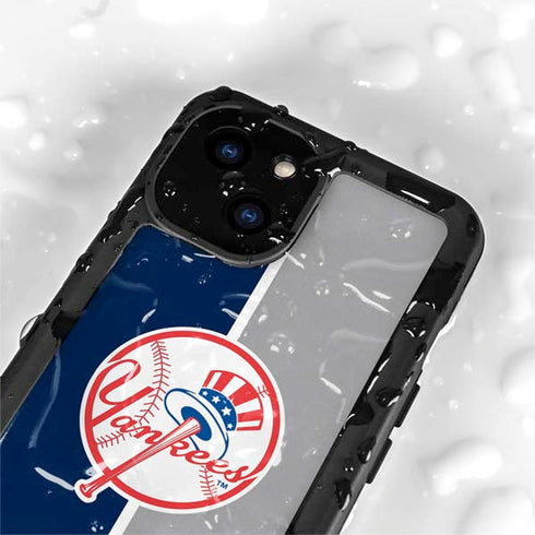 MLB New York Yankees Split iPhone 13 Mini Waterproof Case