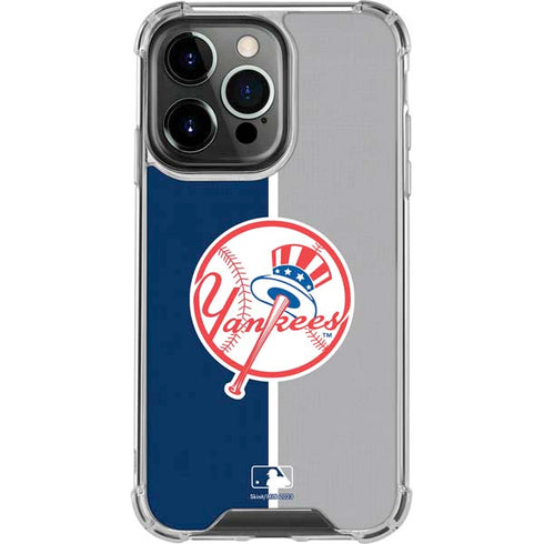 MLB New York Yankees Split iPhone 13 Pro Clear Case