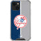 MLB New York Yankees Split iPhone 15 Plus Clear Case