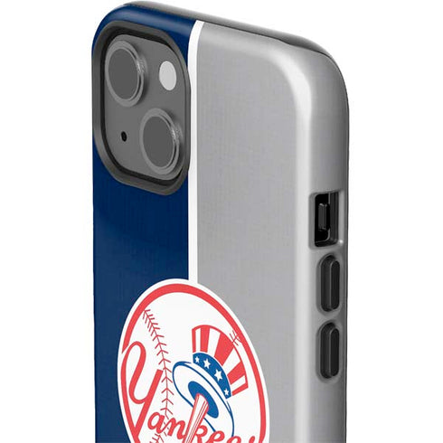 MLB New York Yankees Split iPhone 15 Plus Impact Case