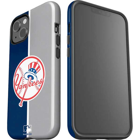MLB New York Yankees Split iPhone 15 Plus Impact Case