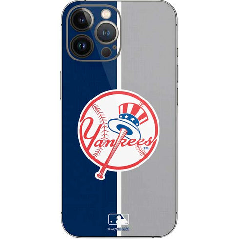 MLB New York Yankees Split iPhone 14 Pro Max Skin