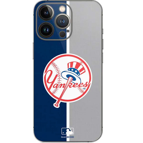 MLB New York Yankees Split iPhone 15 Pro Skin