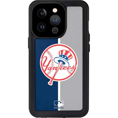 MLB New York Yankees Split iPhone 14 Pro Waterproof Case