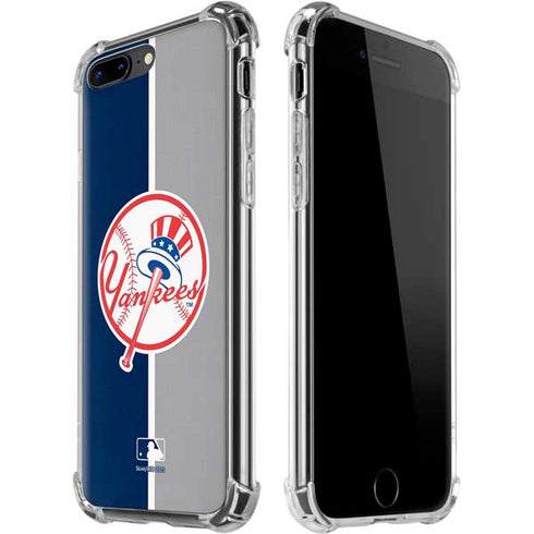 MLB New York Yankees Split iPhone 7/8 Plus Clear Case