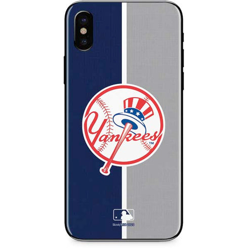 MLB New York Yankees Split iPhone X Skin