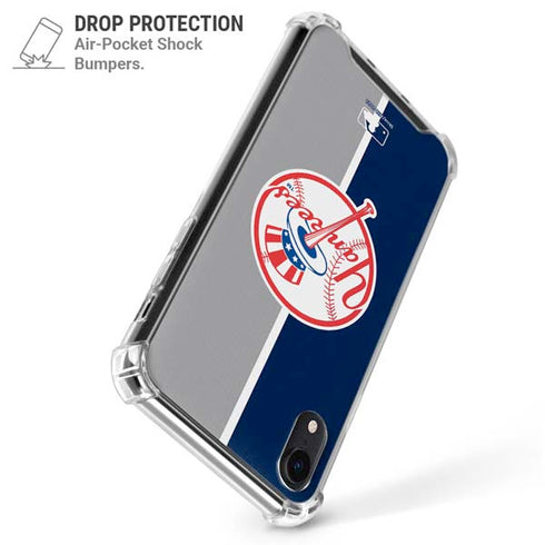 MLB New York Yankees Split iPhone XR Clear Case