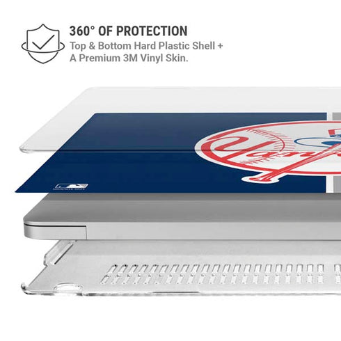 MLB New York Yankees Split MacBook Air 15in (2023-2025) Case plus Skin