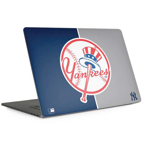 MLB New York Yankees Split Apple MacBook Pro 15-inch Skin