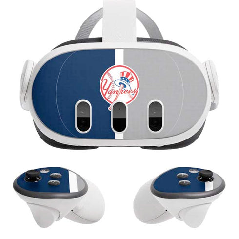 MLB New York Yankees Split Meta Quest 3 Skin
