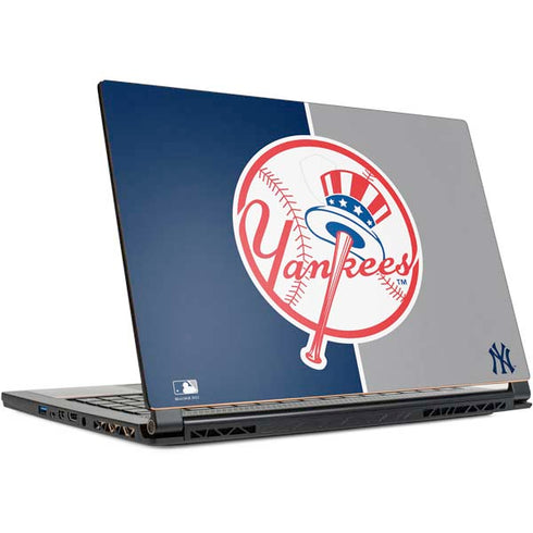 MLB New York Yankees Split MSI GS65 Stealth Laptop Skin