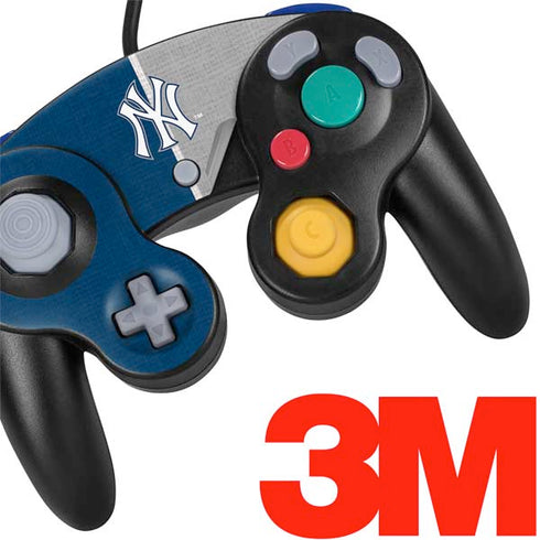MLB New York Yankees Split Nintendo GameCube Controller Skin