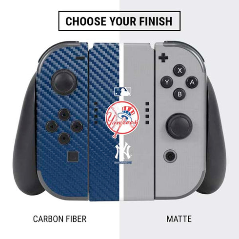 MLB New York Yankees Split Nintendo Switch Bundle Skin