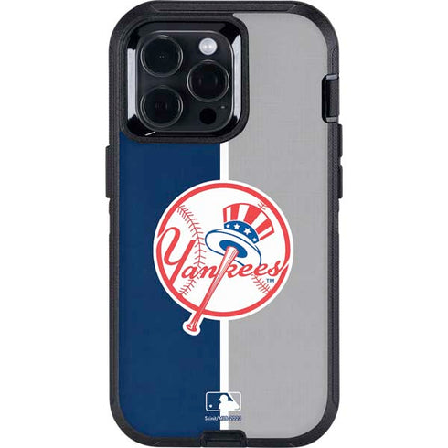MLB New York Yankees Split Otterbox Defender iPhone Skin