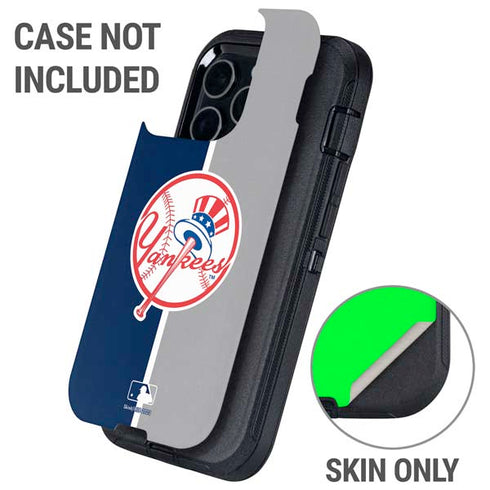 MLB New York Yankees Split Otterbox Defender iPhone Skin