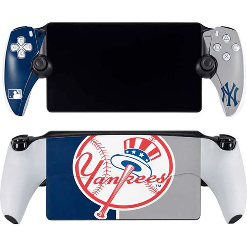 MLB New York Yankees Split PlayStation Portal Remote Player Skin