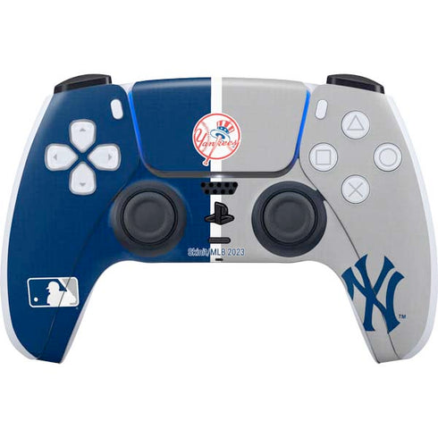 MLB New York Yankees Split PS5 Controller Skin
