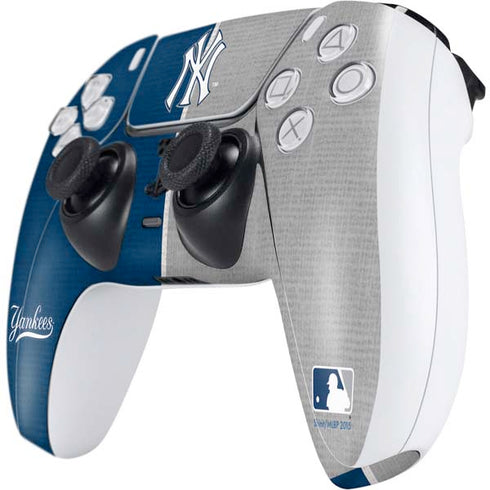 MLB New York Yankees Split PS5 Controller Skin