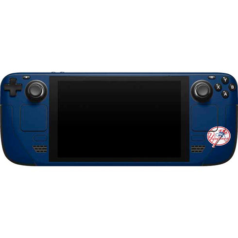 MLB New York Yankees Split Steam Deck Handheld Gaming Computer Skin