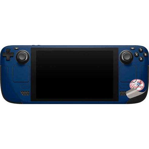MLB New York Yankees Split Steam Deck Handheld Gaming Computer Skin