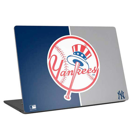 MLB New York Yankees Split Universal Laptop 15in (12.2 x 8.8in) Skin