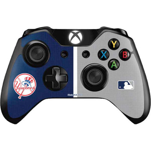 MLB New York Yankees Split Xbox One Controller Skin
